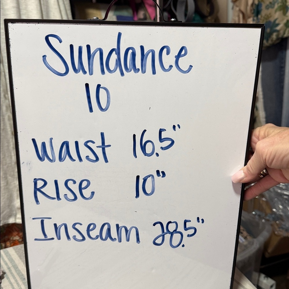 Sundance Gray Embroidered Cargo Pant Size 10 - Picture 8 of 10